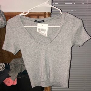 Brandy Melville Jordon top grey